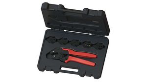 Quick Interchangeable Ratchet Crimping Tool Terminal Installation Kit, 0.25 ... 16mm², 220mm